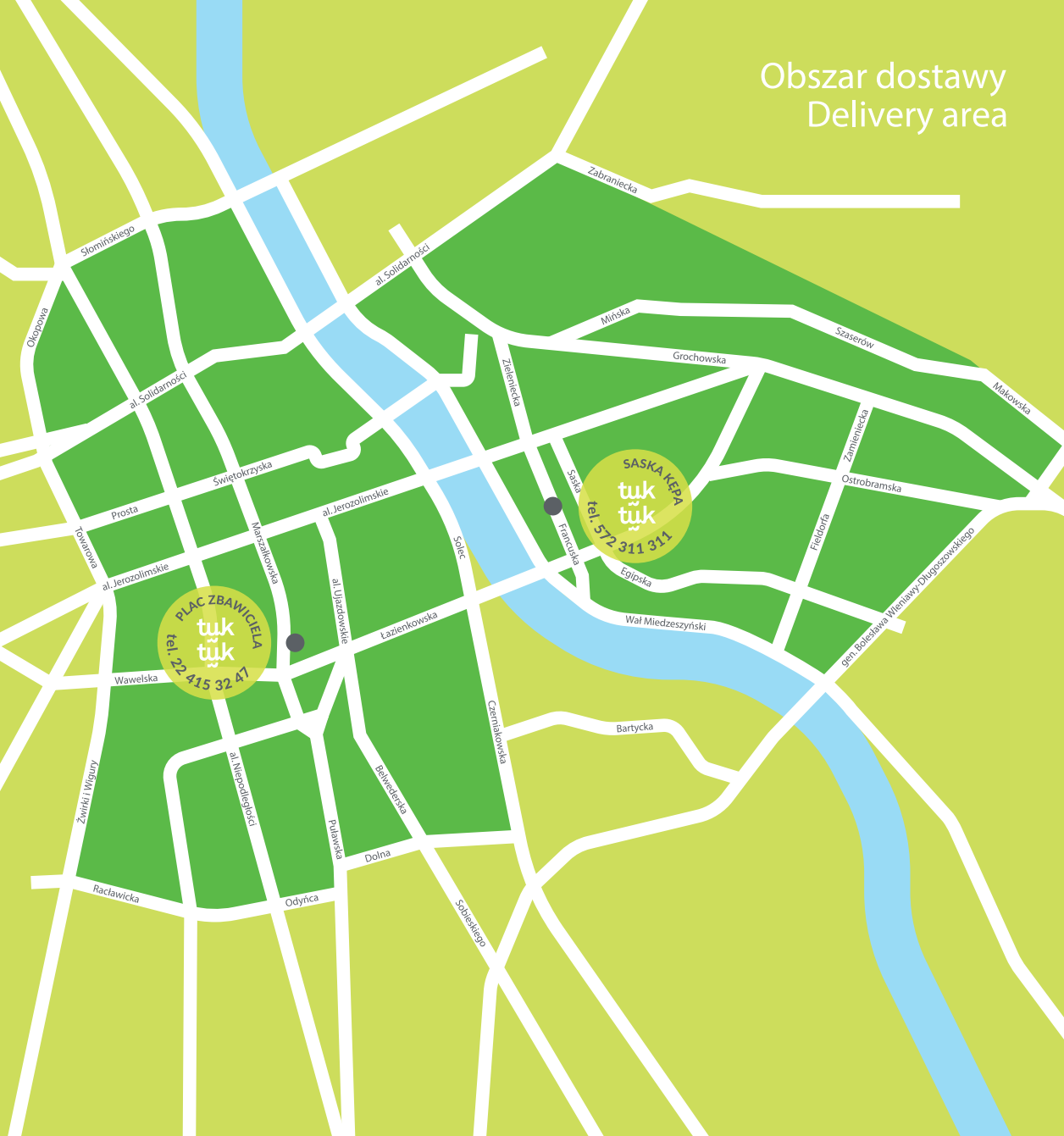 Tuktuk Delivery Map